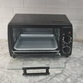 thumbnail image 3 of Toastess - Toaster Oven, 4 Slice Capacity, Temperature Control, 1000 Watts, Black, 3 of 5