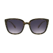 Foster Grant Women's Square Fashion Sunglasses Tan Leopard