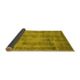 thumbnail image 2 of Ahgly Company Indoor Round Oriental Yellow Industrial Area Rugs, 6' Round, 2 of 4