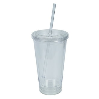 Contigo AUTOCLOSE Shake & Go Double-Wall Tumbler, 16 oz, Clear