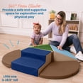 thumbnail image 3 of ECR4Kids SoftZone Junior TriClimber 360 Climber, Beginner Playset, Earthtone, 7-Piece, 3 of 9