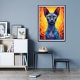 thumbnail image 7 of Diamond Art Kit for Adults, Vibrant Geometric Cat Art Design Diamond Painting for Adults Beginners, DIY Diamond Art Painting Kits, 5D Diamond Painting Crafts for Home Decor 12x16 Frameless, 7 of 7