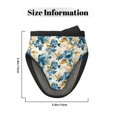 thumbnail image 3 of Pofeuu Vintage Blue Flowers Print Thickened Mini Silicone Oven Mitts Heat Resistant, Rubber Oven Mitt Gloves, Finger Pinch Grips, Pot Holder, Silicone Potholder, 3 of 7