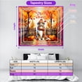 thumbnail image 5 of Happy Thanksgiving Australian Shepherd Give Thanks Fall Beanie Scarf Welcome Tapestry Aussie Dog Lover Gifts Wall Hanging Backdrop Home Decor - 00020, 5 of 5