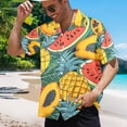thumbnail image 2 of Colorful summer memories, men's Hawaiian shirt romantic trip, 2 of 4