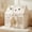 Beige, variant on Wilwolfer Kids Play Tent Indoor: with Brown Checkered, Mat, Rainbow Tissue Garland, Star Lights - Toddlers Kids Toys for Boy Girl Birthday Gift for Kids
