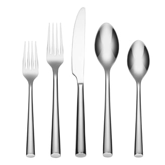 Set Posate Cambridge Silversmiths 20 Pezzi In Argento - Forchette, Coltelli, Cucchiai E Cucchiaini
