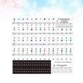thumbnail image 1 of Phenofice 1Set Reusable Piano Keyboard Stickers Assorted Color Easy Remove and Apply for Practice, 1 of 7