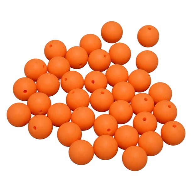 Cuentas redondas de silicona a granel 105 piezas 15 mm sueltas para pulsera ANGGREK Otros
