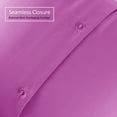 thumbnail image 4 of (3 pack) Nestl Pillow Sham Set of 2, Premium 1800 Series Double Brushed Bed Pillow Cases, Orchid Purple, King 20" X 36", 4 of 6