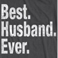 thumbnail image 3 of Mens Best Husband Ever T Shirt Funny Tee Gift for Groom Cool Humor, 3 of 3
