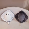 thumbnail image 5 of Gallickan Fish Stuffed Animal, Simulation Stingray Fish Plush Toys 20 inch Manta Ray Bass Stingray Fish Deep Sea Toy, Cute Skate Fish Toy Gift for Kids, Gray, 5 of 5