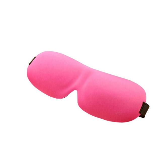 Sleeping Mask Sleep Blindfold 3D Eye Mask for for Nap Travel Light Block Comfortable (Rose Red)