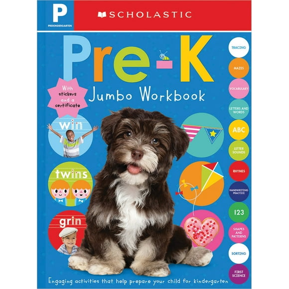 Seasonal: Pre-K Jumbo Workbook: Scholastic Early Learners, Scholastic Early Learners Ser.Pre-K Jumbo WorkbookScholastic Early Learners (Jumbo Workbook), Book , (Trade paperback)