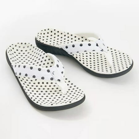 

EQWLJWE Large Size Slippers Women s Outer Wear Point Open Toe Beach Sandals Flip Flops Women s Slippers Holiday Clearance