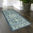 thumbnail image 2 of Mainstays Bright Persian Medallion Blue Multicolor Indoor Runner Rug, 2' x 6', 2 of 8