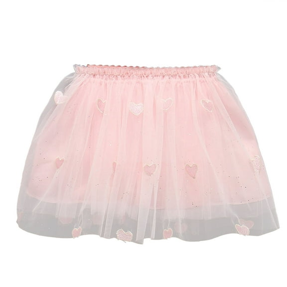 Toddler Skirts Girls Girls Mesh Skirt, Girls' Tutus Skirt, Toddler Layered Tulles Tutus, Fashion Embroider Short Skirt Girls Mesh Skirt 2-3Y
