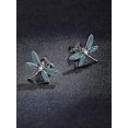 thumbnail image 5 of Pendientes Libélula Plata de Ley 925 Botao, 5 of 5