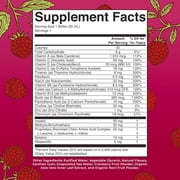 MaryRuths Liquid Morning Multivitamin Raspberry Adults and Kids, General Health and Wellness, Immune Support, Overall Health, Vegan, 8-Pack 1 oz