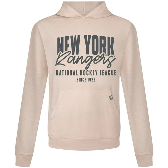 Men's Levelwear  Khaki New York Rangers Relay Response Pullover Hoodie