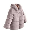 thumbnail image 1 of Veste à Capuche Chaude pour Filles - Veste Isolée Décontractée pour Enfants avec Design d'Épaule, 1 of 4
