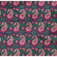 thumbnail image 4 of oneOone Organic Cotton Poplin Twill Fabric Leaves|Floral & Paisley Block Print Fabric By Yard 42 Inch Wide, 4 of 4