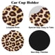 thumbnail image 5 of ColoMX 1 juego / 4 piezas decoración interior del coche con estampado de leopardo cubierta de agarre para volante posavasos, 5 of 8