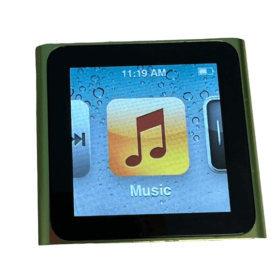 Pre-Owned Apple iPod Nano 6th Gen 8GB Green, MP3 Audio/Video Player   1 YR CPS Warranty