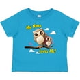 thumbnail image 3 of Inktastic My Nana Loves Me Owl Boys or Girls Toddler T-Shirt, 3 of 5