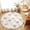 Beige, variant on Round Area Rugs 4Ft, Beige Floral Dandelion Non-Slip Washable Circle Rugs Carpet, Spring Farmhouse Botanical Flowers Indoor Outdoor Rug Floor Mats Throw Runner for Bedroom Living Room Bathroom