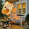 thumbnail image 4 of Seasonal Garden Flags 28X40 Inch Double Sided Linen Decor for Thanksgiving Fall Garden Flags for Outside, holiday Yard Decoration - Orange, 4 of 6
