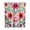 Nature Flo, variant on 72" x 84" Polka Dot Shower Curtain - Vintage Black & White Dots Design Waterproof Bathroom Curtain with Metal Grommets & 12 Hooks