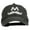 Black, variant on Halloween Mario M Mustache Embroidered Washed Cap - White OSFM