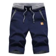thumbnail image 3 of Pantalones cortos deportivos de verano para hombre, pantalones cortos casuales de algodón y lino, pantalones cortos de playa, bermudas masculinas, pantalones de marca clásicos casuales, 3 of 5