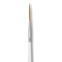 Bob Ross Gold Synthetic Brush - Script Liner, Size 2