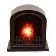 thumbnail image 2 of MInHoues Fireplace Flame Light, Vintage Tabletop Decor, LED Simulated Cozy Lantern, Battery Operated Flameless Indoor Desk Lamp for Living Room, Holiday Home Display Accessory, 2 of 5