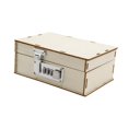 thumbnail image 2 of Siruishop DIY Lockbox Making Material Wooden Handcrafted Durability Gift Teaching Aids Large, 2 of 8