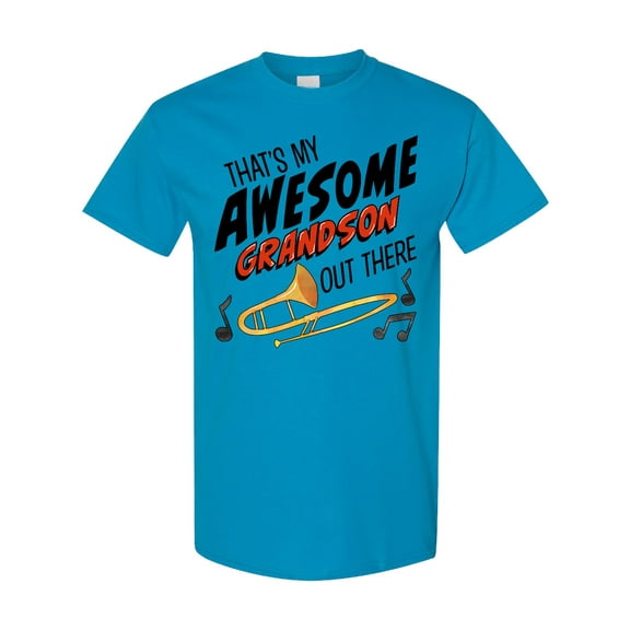 Inktastic That's My Awesome Grandson out There with Trombone T-Shirt