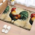 thumbnail image 2 of Farmhouse Rooster 2x3 Area Rugs for Living Room, Vintage Rustic Country Chicken Non Slip Floor Mat Washable Low-Profile Indoor Carpet for Bedroom, Dining Room, Bathroom, 2 of 9