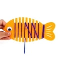 thumbnail image 1 of uds Montessori cordones juguetes para enhebrar tejido para enhebrar peces juego de actividades para enhebrar juguetes para bebé, 1 of 7