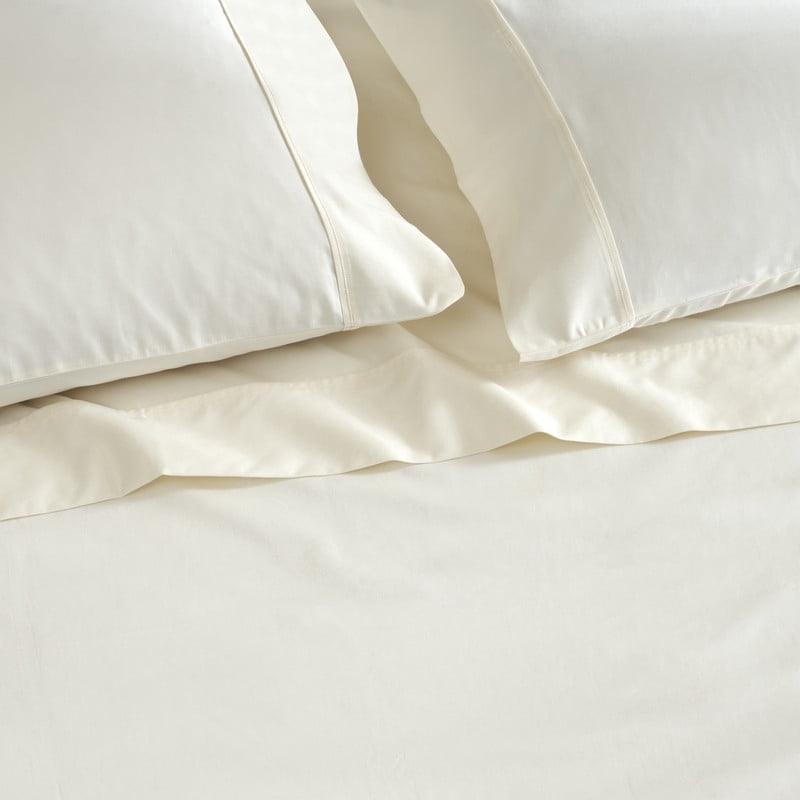 Superior Apus 100% Cotton 15" Deep Pocket Sheet Set, Twin, Ivory