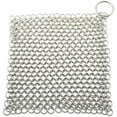 thumbnail image 1 of Cast Iron Cleaner, Household Scouring Pads Stainless Steel Chainmail Scrubber, 1 of 4