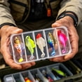 thumbnail image 5 of 5 Pcs Weedless Soft Fishing Lures 2.2 Inch for Bass Trout, Pre Rigged Jig Head Paddle Tail Swimbaits for Bass Fishing, Jigs for Crappie Trout Walleye, Fishing, 5 of 8