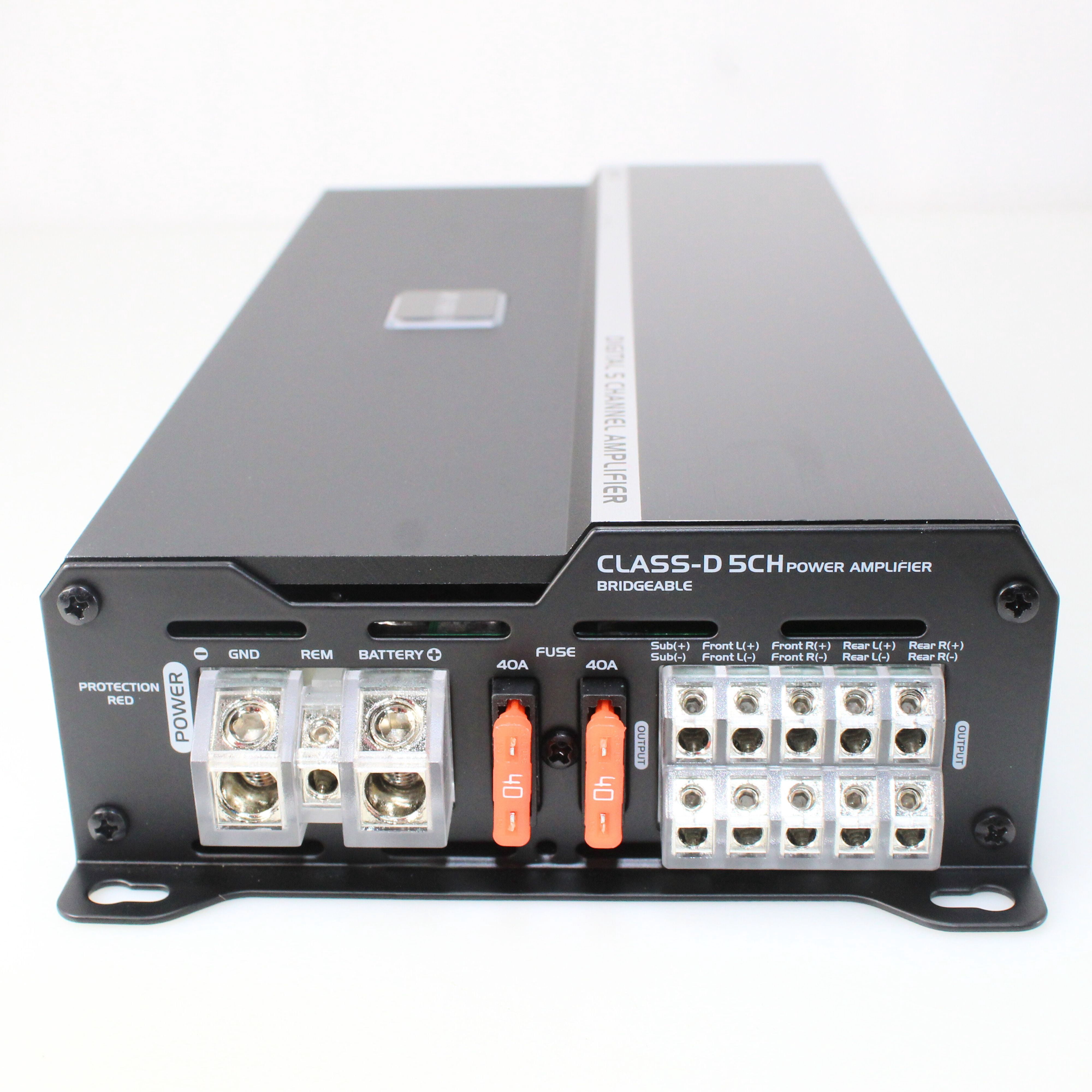 Jensen 5-Channel 815 Watts Class D RGB Amplifier w/ Bluetooth App Control