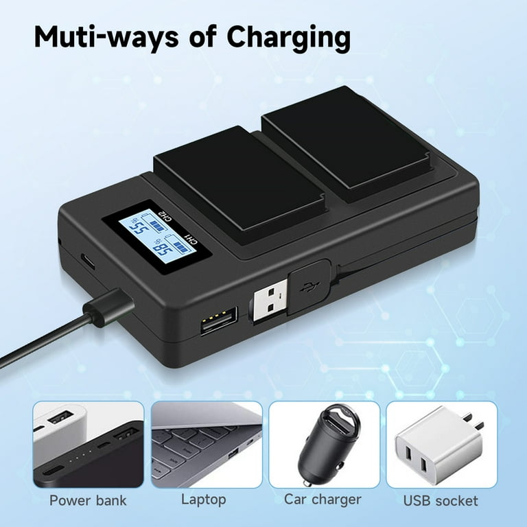 Digital Camera Battery Charger EN-EL25 LCD USB Charger For Nikon