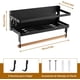 thumbnail image 2 of Estante Organizador Magnético para Especias, Especiero Cocina con Soporte Toallas de Papel, Pared 2 Ganchos Extraíbles, Iman, Refrigerador, Repisas, 2 of 6