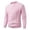 Pink, variant on Men's Textured Knit Crew Neck Sweater Long Sleeve Solid Casual Pullover Top