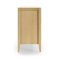 thumbnail image 3 of Pemberly Row 4-Door Sideboard in Natural Oak Wood Brown with Adjustable Shelves, 3 of 10