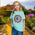 thumbnail image 5 of GERsome Boys Girls 4th of July Short Sleeve Crew Neck T-Shirts Unisex Kids American Flag Graphic Tee Funny USA Patriotic Tops, Sizes 5-6 Years, 5 of 9