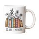 thumbnail image 1 of Regalo para amantes de los libros, taza con flores, taza de lectura, taza con flores, taza para amantes de los libros, taza para bibliotecarios, regalo para profesores., 1 of 4